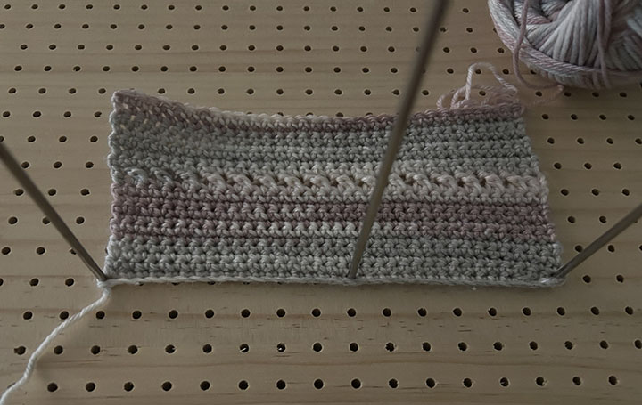 crochet blocking